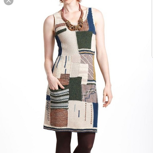 Anthropologie Dresses & Skirts - Sleeping in Snow/sweater dress